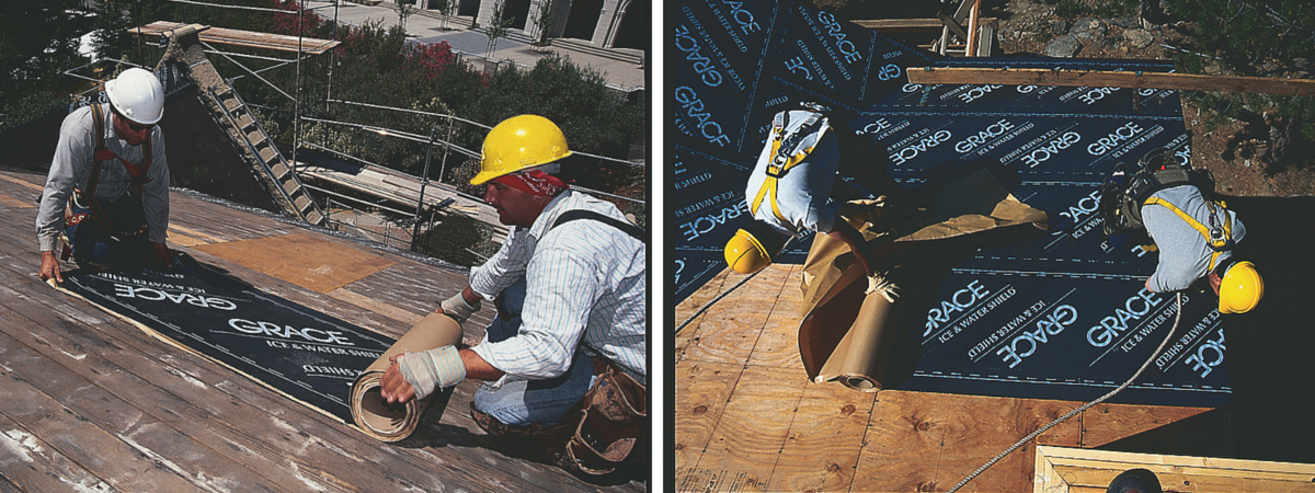 Construction Workers on Roof