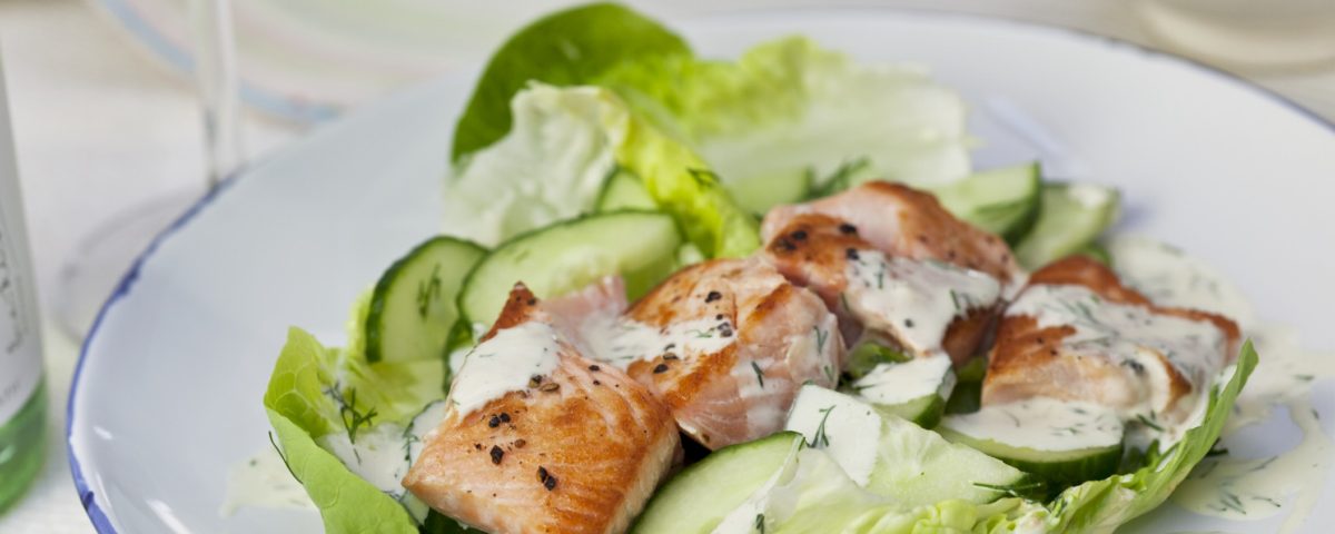 salmon cucumber dill salad monthly recipe